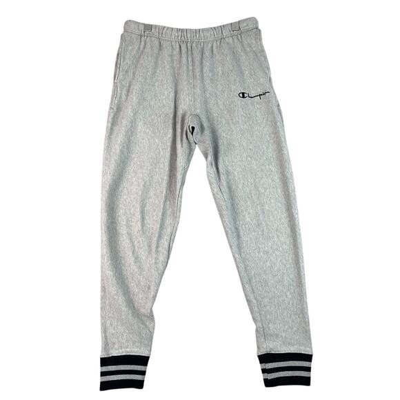 Champion Reverse Weave Jogger Unisex Medium Grey Fleece Sweatpant Casual Relaxed - Picture 1 of 10